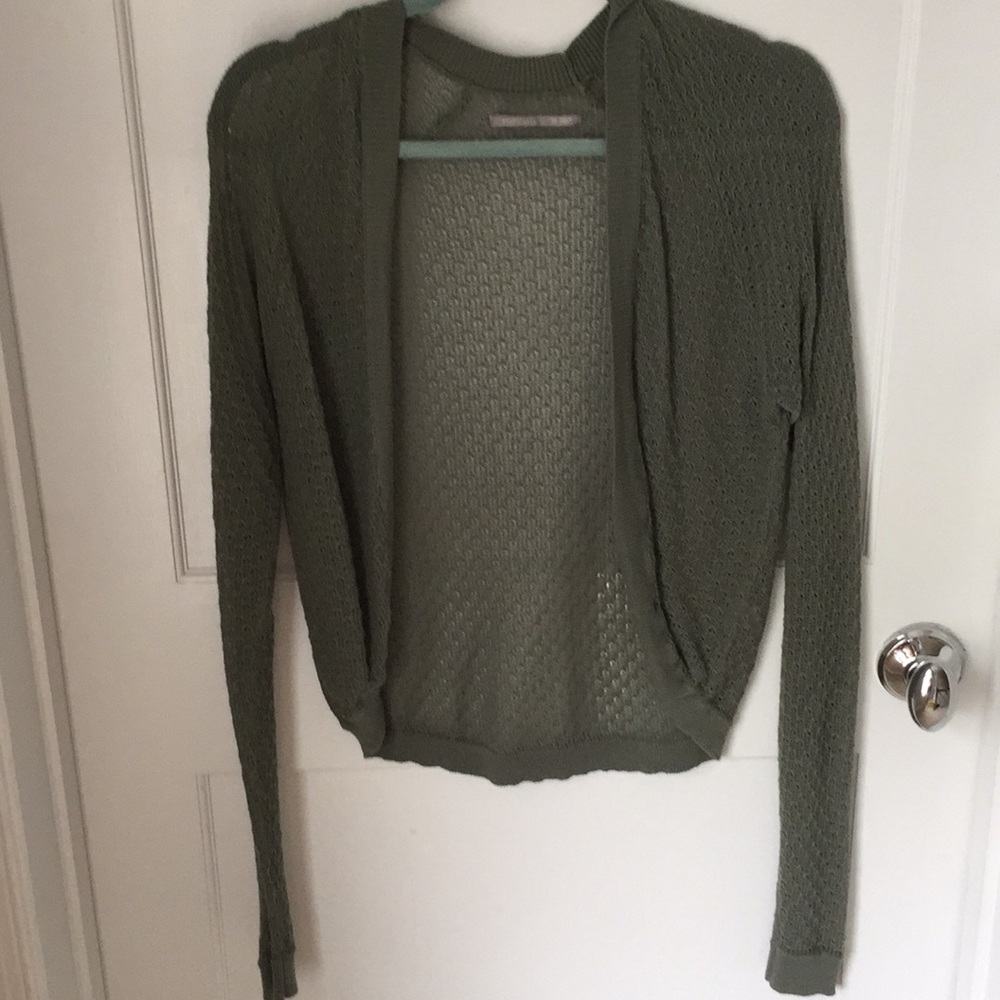Olive green light cardigan